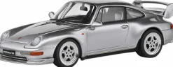 Solido Cars - Silver 1993 Porsche 911 (993) RS Clubsport Polar 1/43 Scale Die-Cast Vehicle Replica
