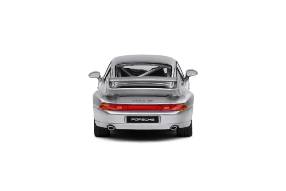 Solido Cars - Silver 1993 Porsche 911 (993) RS Clubsport Polar 1/43 Scale Die-Cast Vehicle Replica