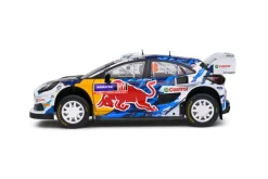 Solido Cars - White Ford Puma Rally1 Hybrid (#16 Fourmaux / Coria 2022 Sweden Rally) 1/18th Scale Die-Cast Vehicle Replica