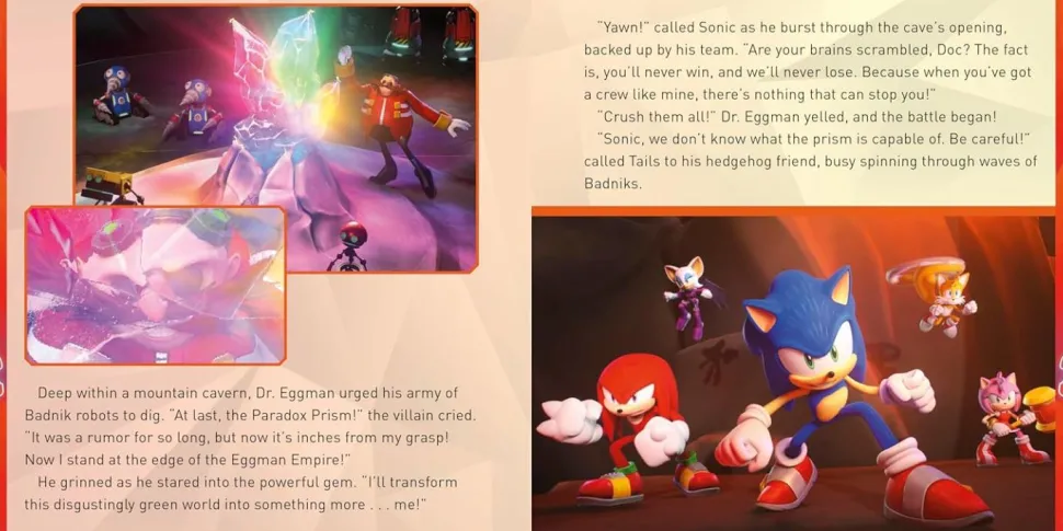 Sonic Prime - Sonic vs. New Yoke City Paperback Book