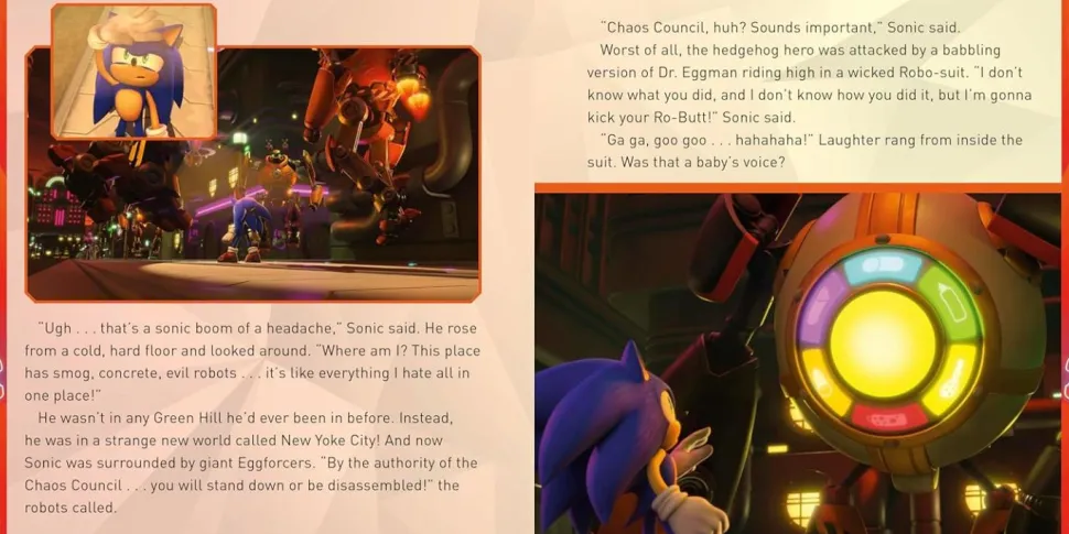 Sonic Prime - Sonic vs. New Yoke City Paperback Book