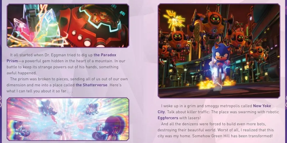Sonic Prime - Sonic's Introduction to the Shatterverse Paperback Book