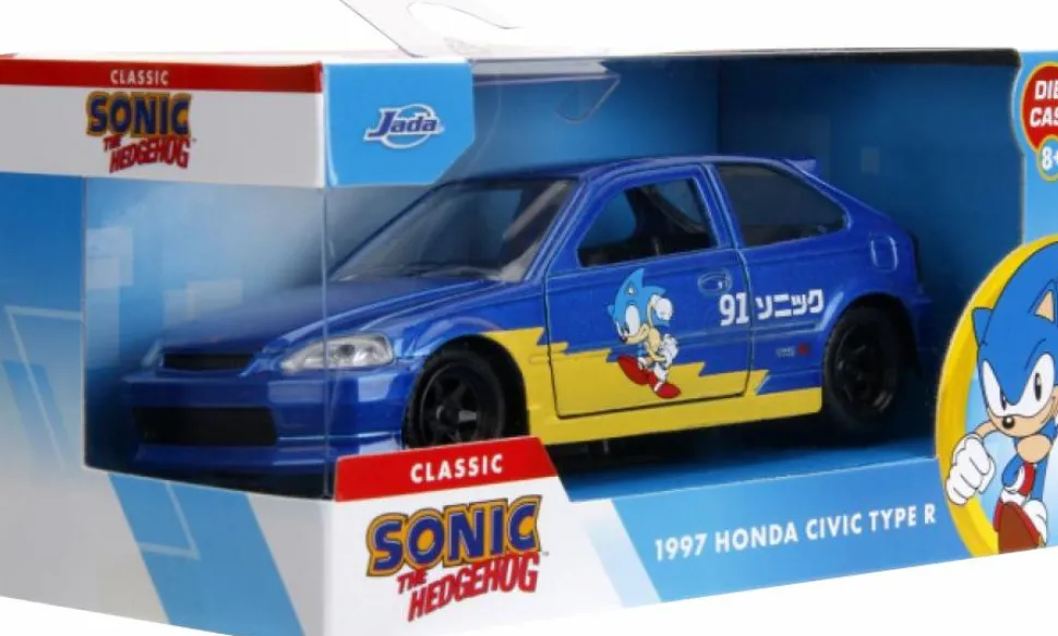 Sonic the Hedgehog - 1997 Honda Civic Type-R 1/32 Scale Die-Cast Vehicle Replica