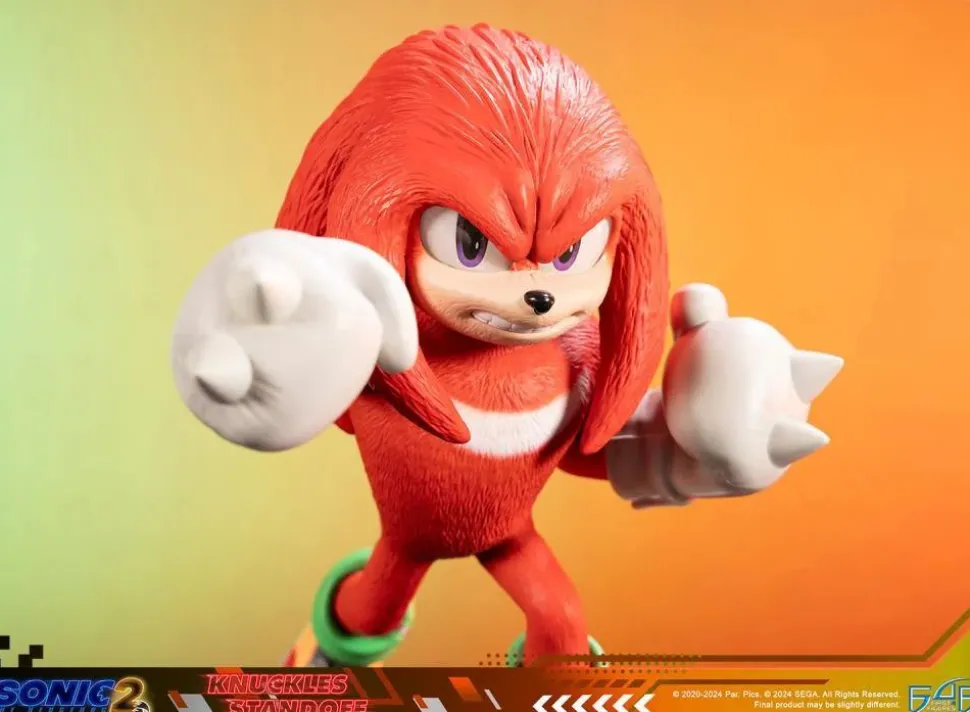 Sonic the Hedgehog 2 - Knuckles Standoff 12" Statue