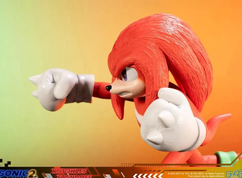 Sonic the Hedgehog 2 - Knuckles Standoff 12" Statue