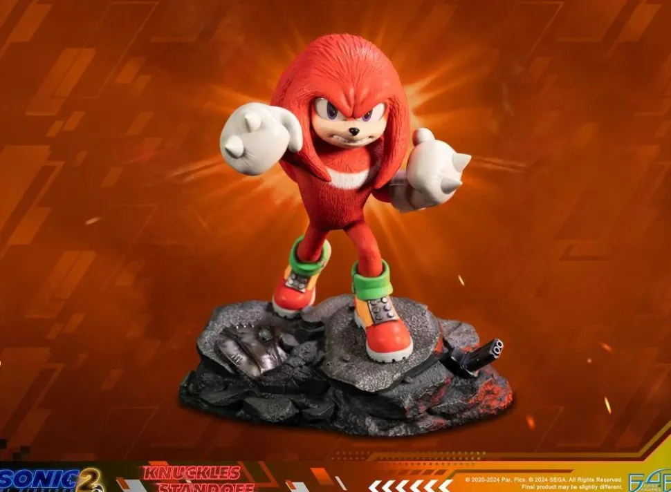 Sonic the Hedgehog 2 - Knuckles Standoff 12" Statue