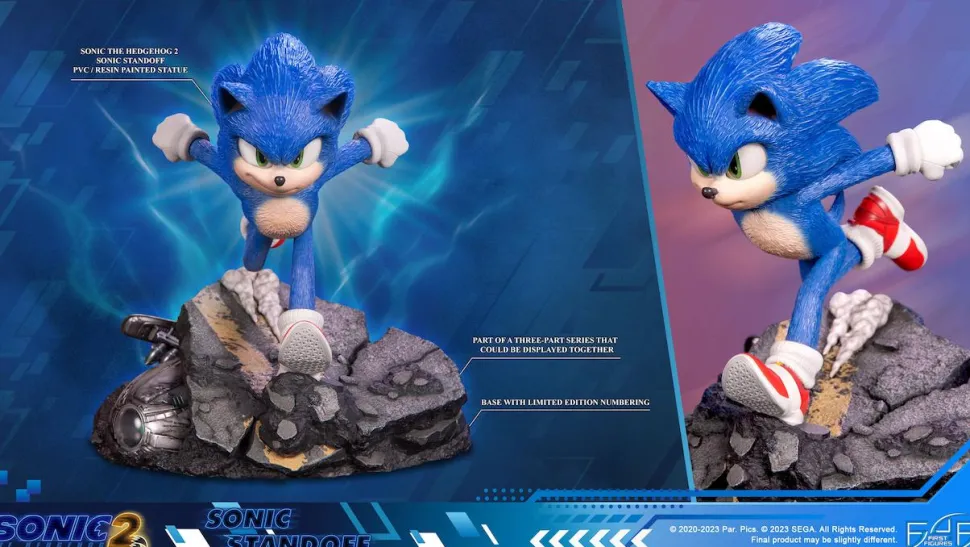 Sonic the Hedgehog 2 - Sonic Standoff 10" Statue