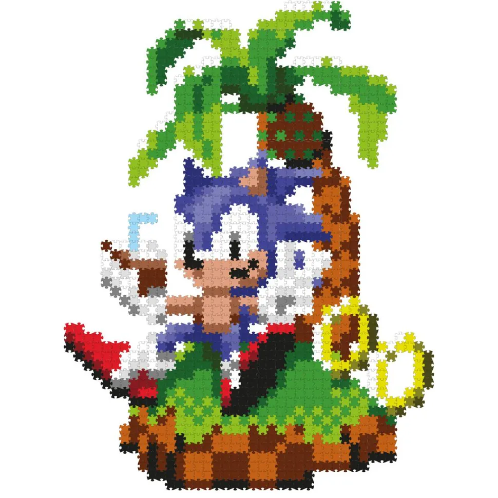 Sonic the Hedgehog - Chillin' Sonic Jixelz Remix Jigsaw Puzzle (1200+ Pieces)