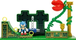 Sonic the Hedgehog - Classic Sonic with Stardust Speedway Zone Diorama 2.5" Scale Action Figure Playset