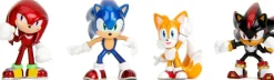 Sonic the Hedgehog - Knuckles, Tails, Sonic & Shadow Metalfigs 2.5" Die-Cast Figure 4-Pack