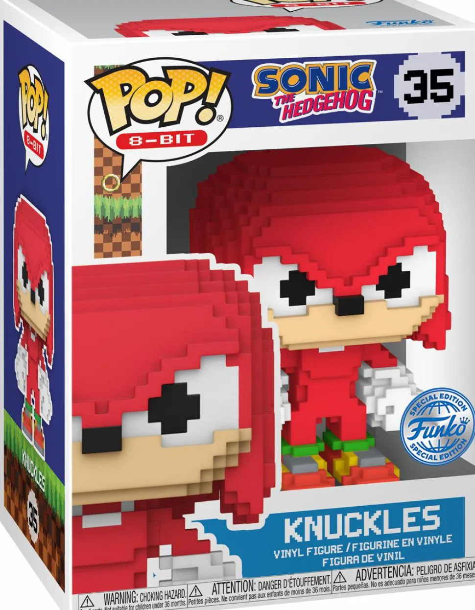 Sonic the Hedgehog - Knuckles 8-Bit Pop! Vinyl Figure