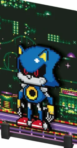 Sonic the Hedgehog - Metal Sonic FiGGYZ Pixel Art 4.3" PVC Magnet