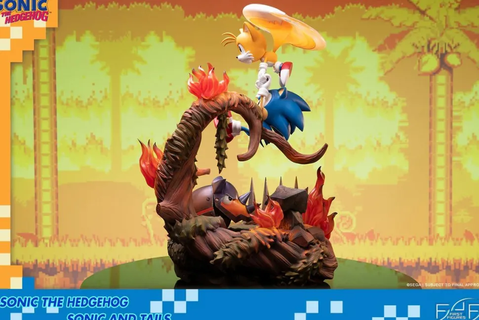 Sonic the Hedgehog - Sonic & Tails Diorama Statue
