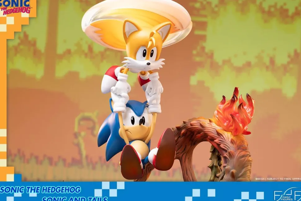 Sonic the Hedgehog - Sonic & Tails Diorama Statue