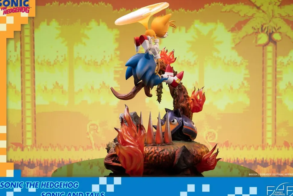 Sonic the Hedgehog - Sonic & Tails Diorama Statue