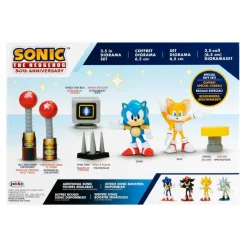 Sonic the Hedgehog - Sonic the Hedgehog & Tails Diorama 2.5” Scale Action Figure Playset