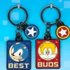 Sonic the Hedgehog - Sonic and Tails Best Buds Enamel Keychain 2-Pack