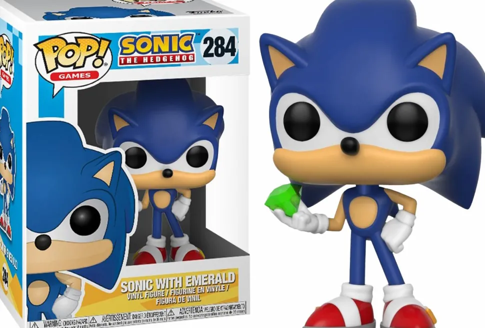 Sonic the Hedgehog - Sonic with Chaos Emerald Pop! Vinyl Figure