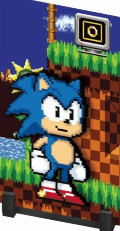 Sonic the Hedgehog - Sonic FiGGYZ Pixel Art 4.3" PVC Magnet
