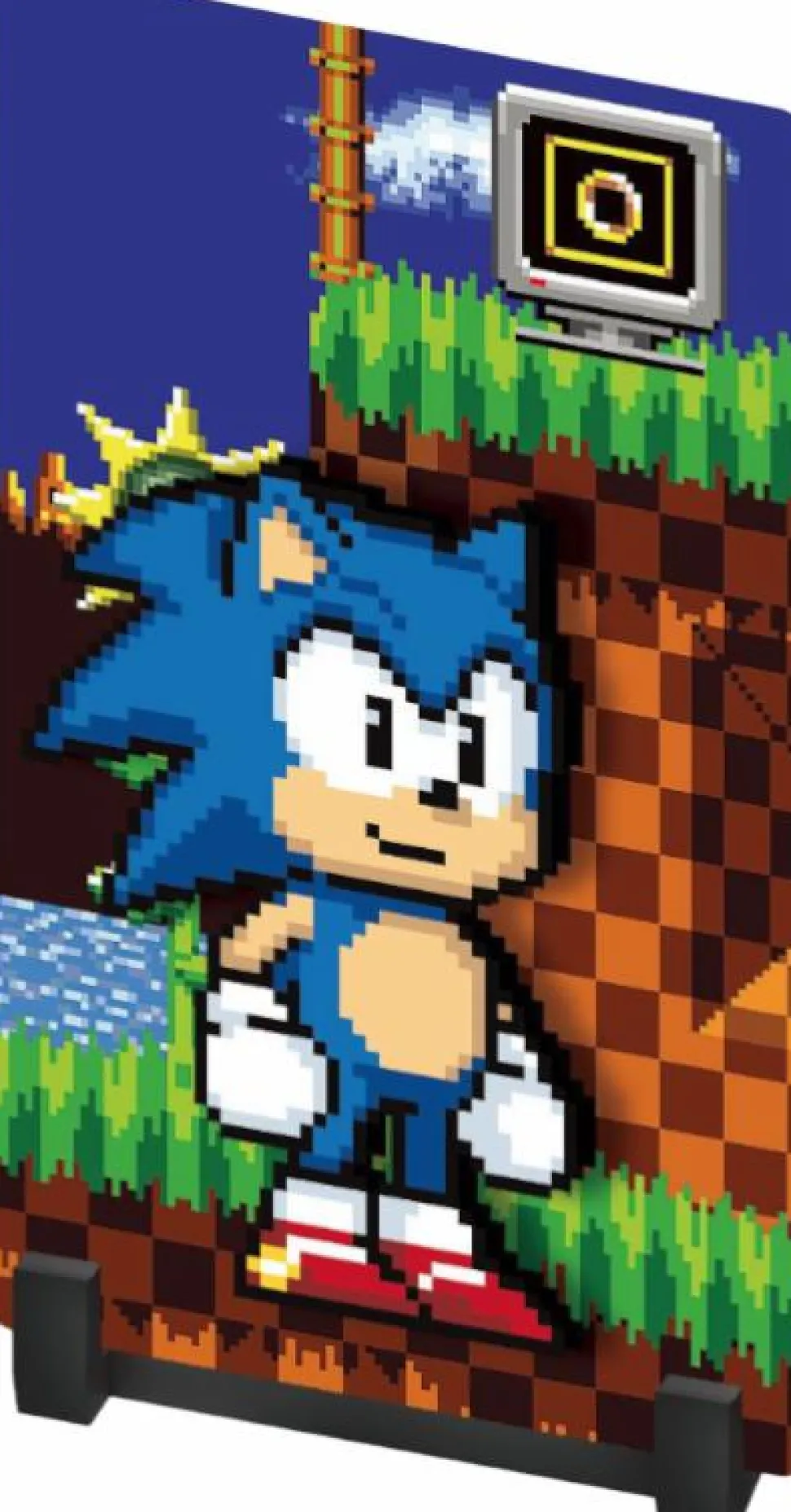 Sonic the Hedgehog - Sonic FiGGYZ Pixel Art 4.3" PVC Magnet