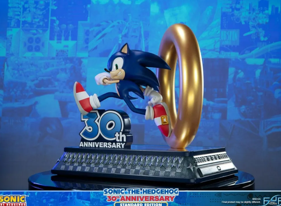 Sonic the Hedgehog - Sonic the Hedgehog 30th Anniversary 16” Statue