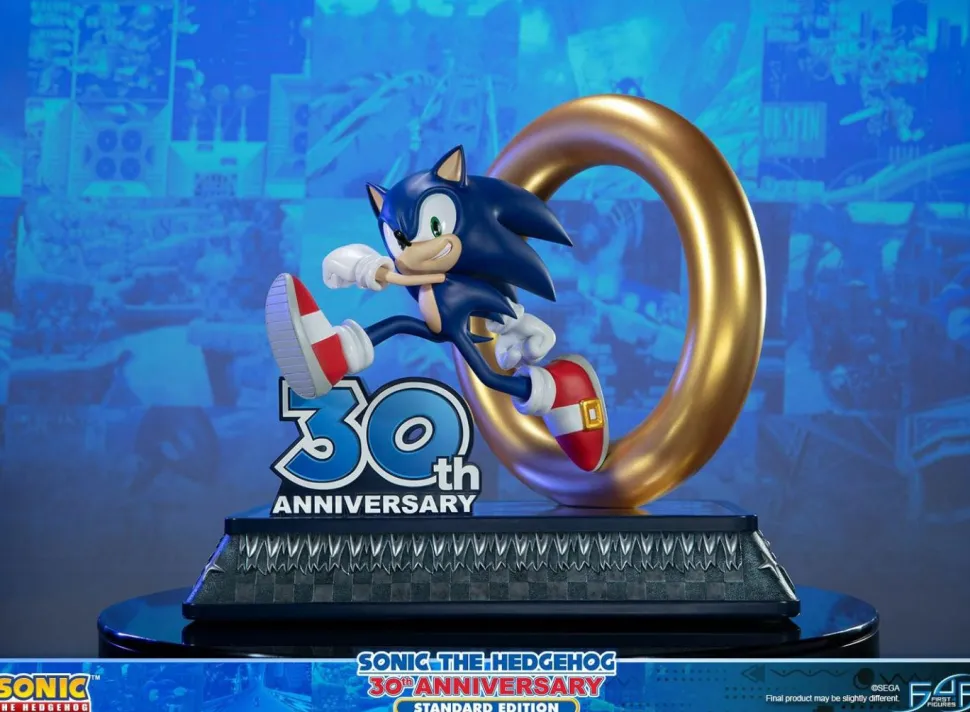 Sonic the Hedgehog - Sonic the Hedgehog 30th Anniversary 16” Statue
