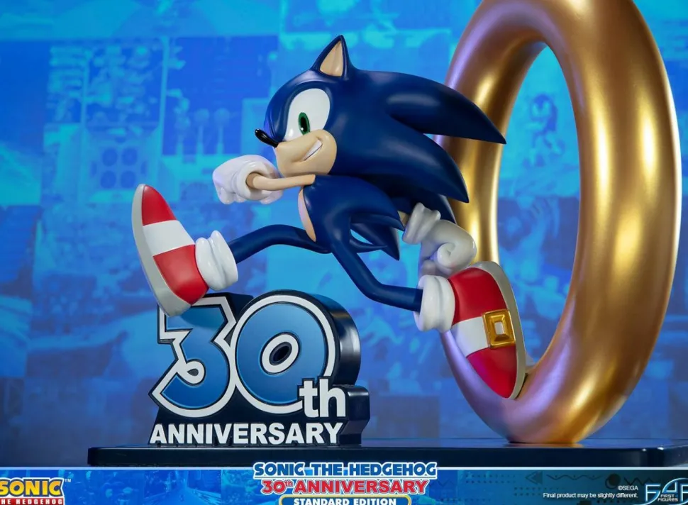 Sonic the Hedgehog - Sonic the Hedgehog 30th Anniversary 16” Statue