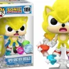Sonic the Hedgehog - Super Sonic with Emeralds Flocked Pop! Vinyl Figure