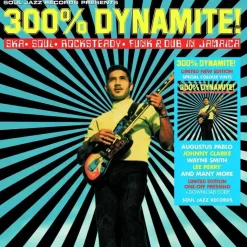 Soul Jazz Records - Soul Jazz Records Presents: 300% Dynamite! SKA, Soul, RockSteady, Funk & Dub in Jamaica 2xLP Vinyl Record (2024 Record Store Day Exclusive Yellow Coloured Vinyl)