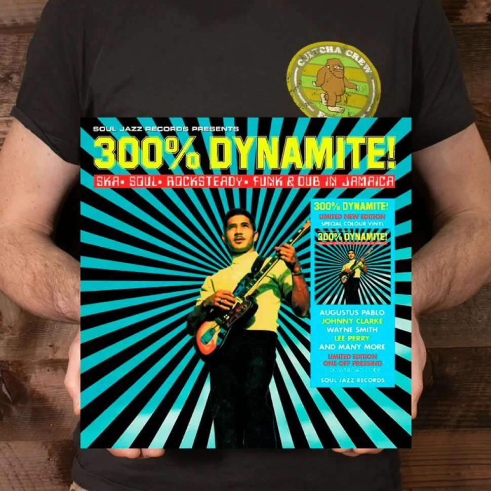Soul Jazz Records - Soul Jazz Records Presents: 300% Dynamite! SKA, Soul, RockSteady, Funk & Dub in Jamaica 2xLP Vinyl Record (2024 Record Store Day Exclusive Yellow Coloured Vinyl)