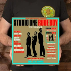 Soul Jazz Records - Soul Jazz Records Presents: Studio One Rude Boy 2xLP Vinyl Record (2024 Record Store Day Exclusive Red & Cyan Coloured Vinyl)