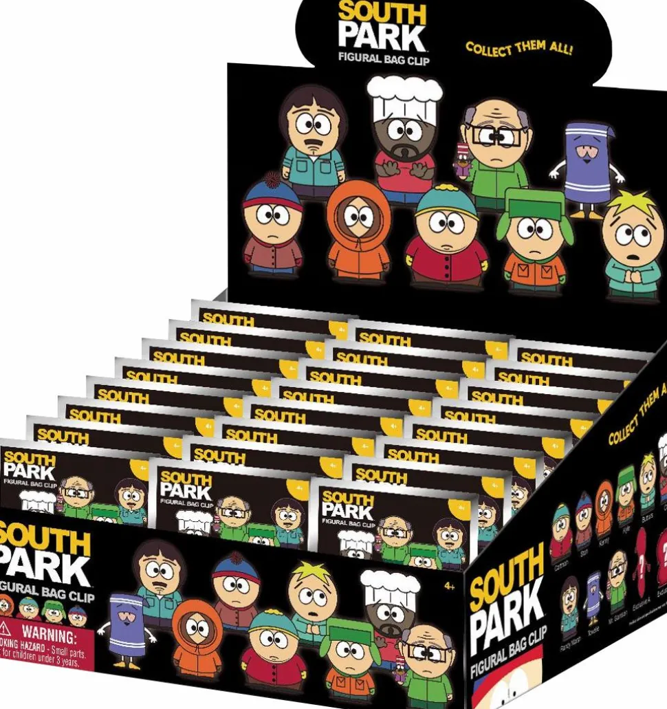South Park - 3D Figural Foam Bag Clip Blind Bag (Display of 24)