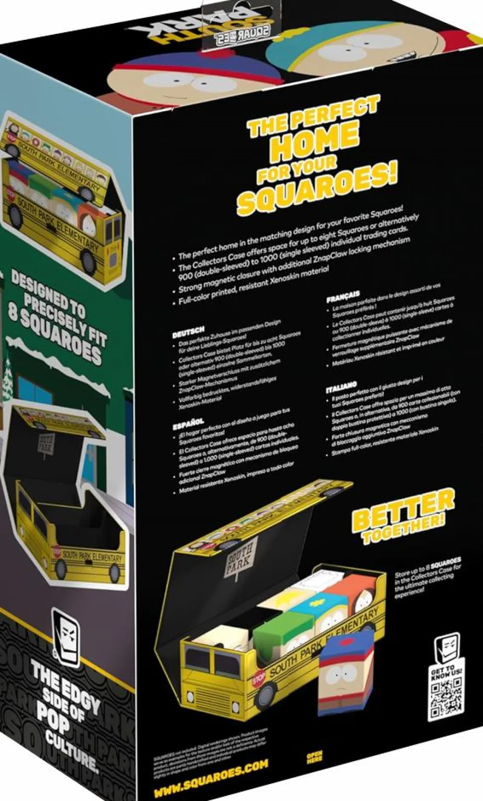 South Park - School Bus Squaroes Deck Box Collectors Case