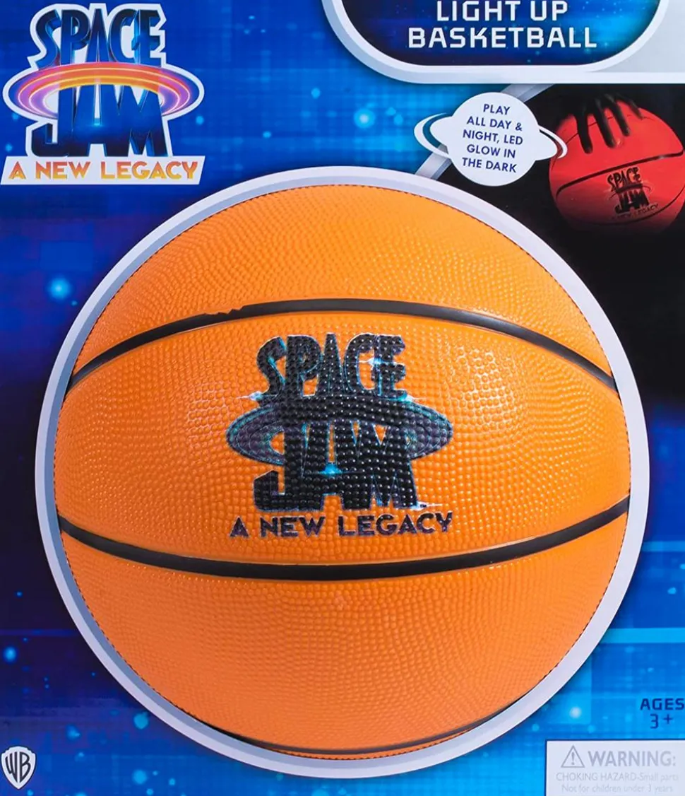 Space Jam 2: A New Legacy - LED Light Up Size 7 Basketball