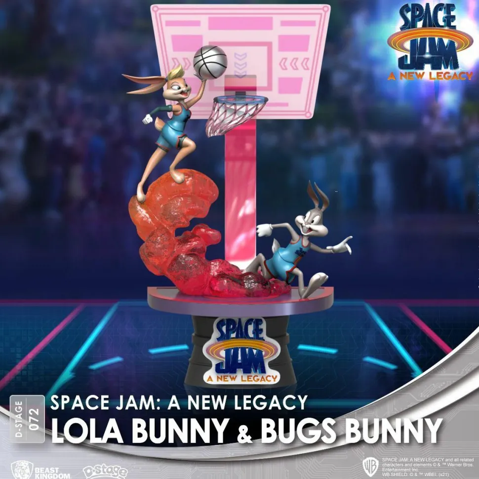 Space Jam: A New Legacy - Bugs Bunny and Lola Bunny D-Stage 6” Statue