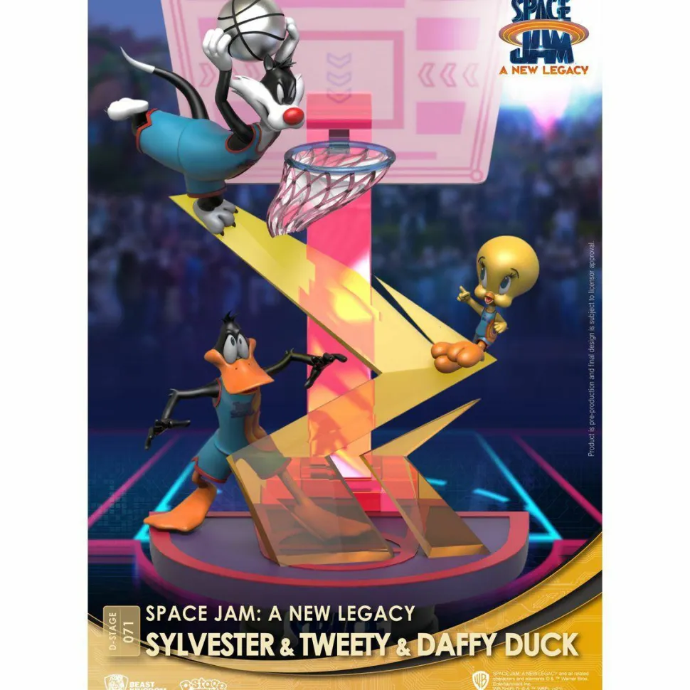Space Jam: A New Legacy - Sylvester, Tweety and Daffy Duck D-Stage 6” Statue