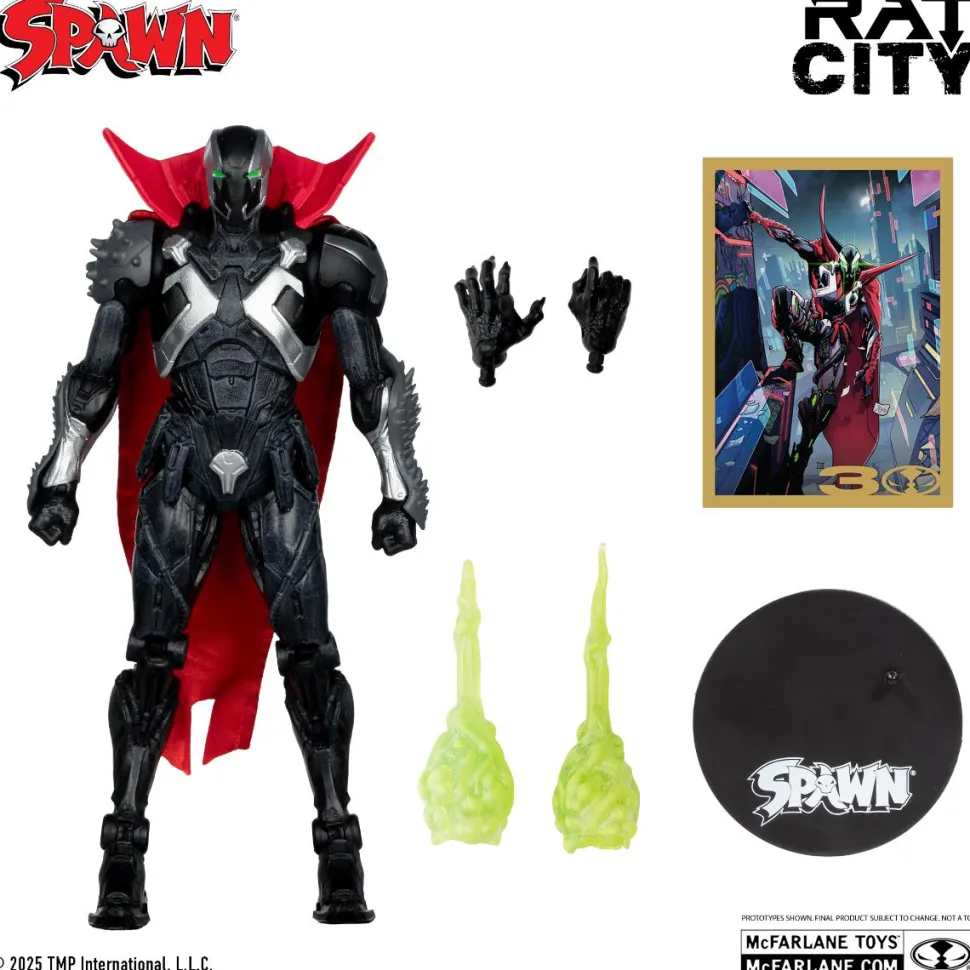 Spawn: Rat City - The Deviant Red Platinum Edition 30th Anniversary 7" Scale Action Figure