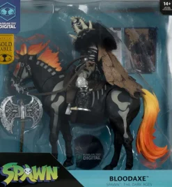 Spawn: The Dark Ages - Spawn the Bloodaxe with Horse McFarlane Toys Digital Gold Label 7" Scale Action Figure 2-Pack