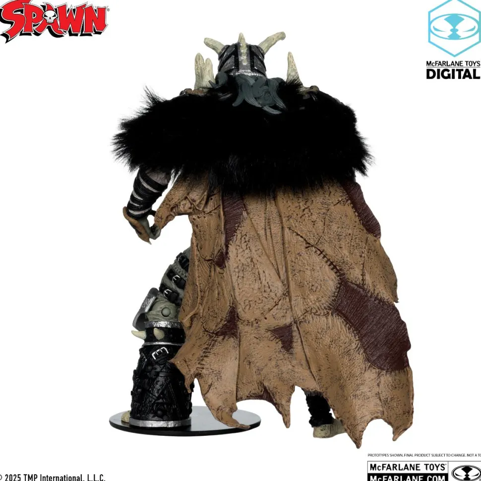 Spawn: The Dark Ages - Spawn the Bloodaxe with Horse McFarlane Toys Digital Gold Label 7" Scale Action Figure 2-Pack