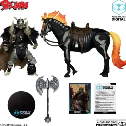 Spawn: The Dark Ages - Spawn the Bloodaxe with Horse McFarlane Toys Digital Gold Label 7