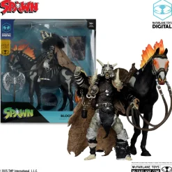 Spawn: The Dark Ages - Spawn the Bloodaxe with Horse McFarlane Toys Digital Gold Label 7