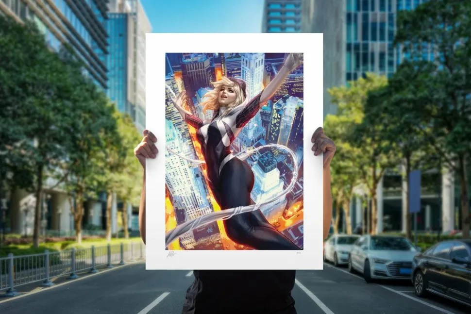 Spider-Gwen - Ghost-Spider Fine Art Print by Stanley "Artgerm" Lau
