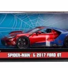 Spider-Man - 2017 Ford GT with Spider-Man 1/24th Scale Hollywood Rides Die-Cast Vehicle