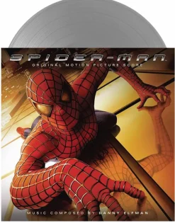 Spider-Man (2002) - Original Motion Picture Score by Danny Elfman 20th Anniversary LP Vinyl Record (Silver Coloured Vinyl)