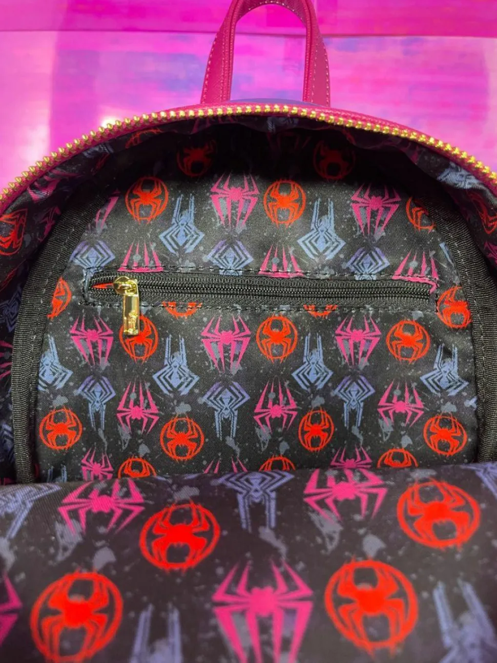 Spider-Man - Across the Spider-Verse 10” Faux Leather Mini Backpack