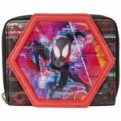 Spider-Man - Across the Spider-Verse Lenticular Glow in the Dark 4” Faux Leather Zip-Around Wallet