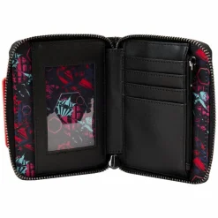 Spider-Man - Across the Spider-Verse Lenticular Glow in the Dark 4” Faux Leather Zip-Around Wallet