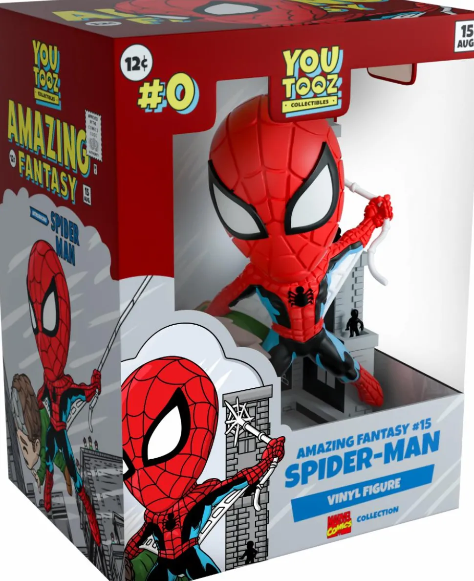 Spider-Man - Amazing Fantasy #15 Comic Cover 5" Vinyl Figure Diorama