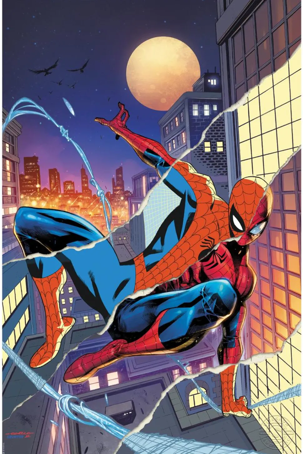 Spider-Man - Amazing Spider-Man (2022) #8 Variant Cover Fine Art Print by Iban Coello