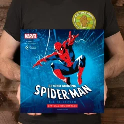 Spider-Man - Beyond Amazing: The Exhibition Official Soundtrack LP Vinyl Record (Transparent Picture Disc)